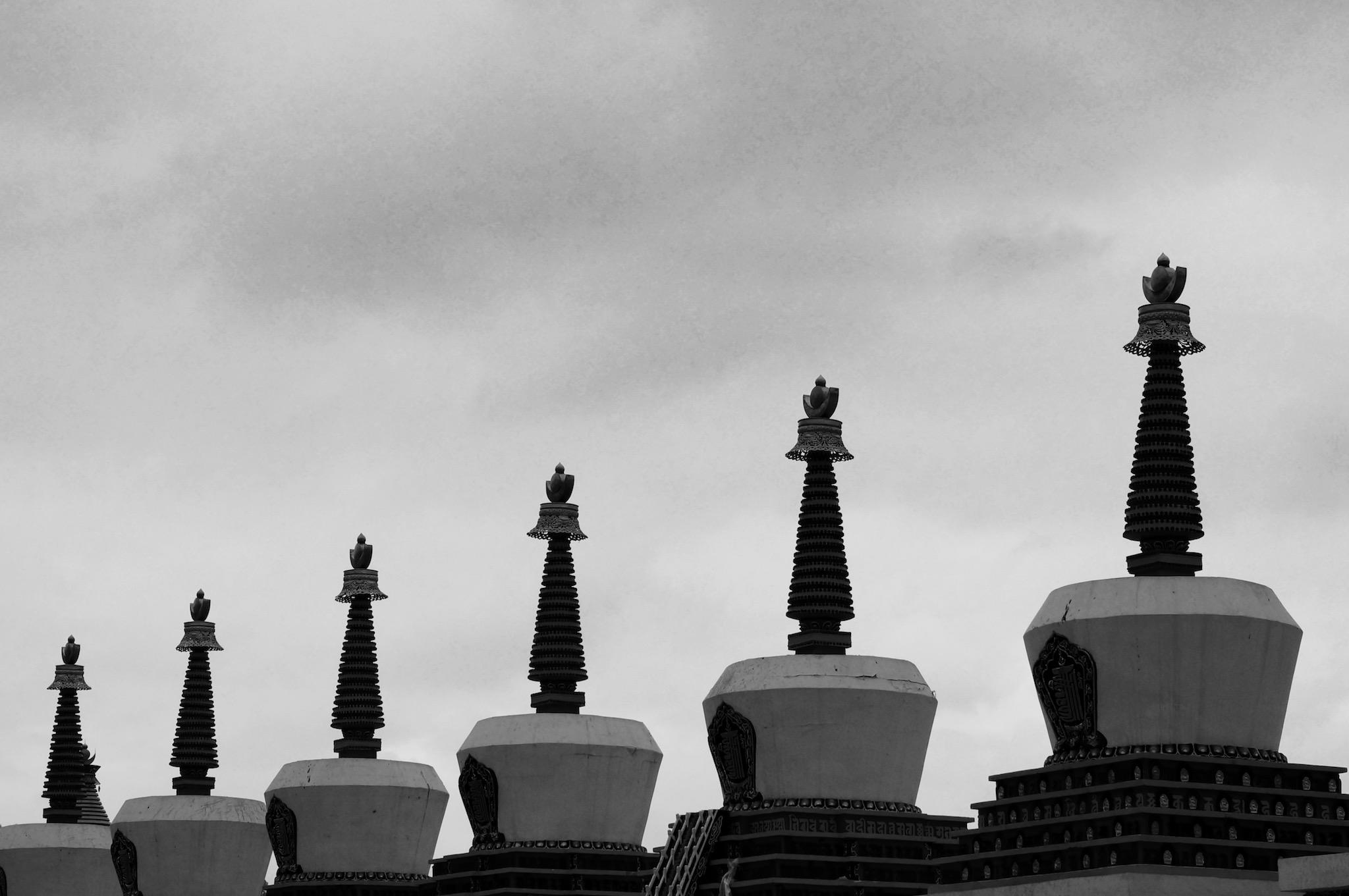  佛塔，西宁塔尔寺。 