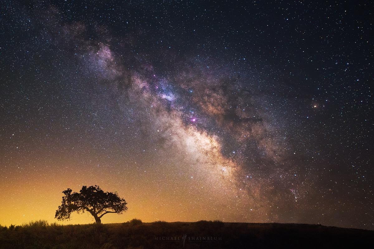  无尽的星空，来自摄影师Michael Shainblum。 