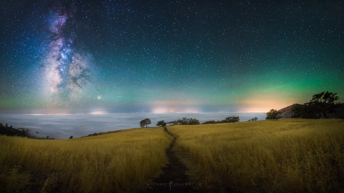  星空，来自摄影师Michael Shainblum。 