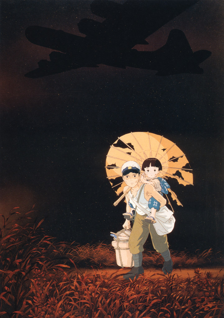 海报萤火虫之墓导演高畑勋