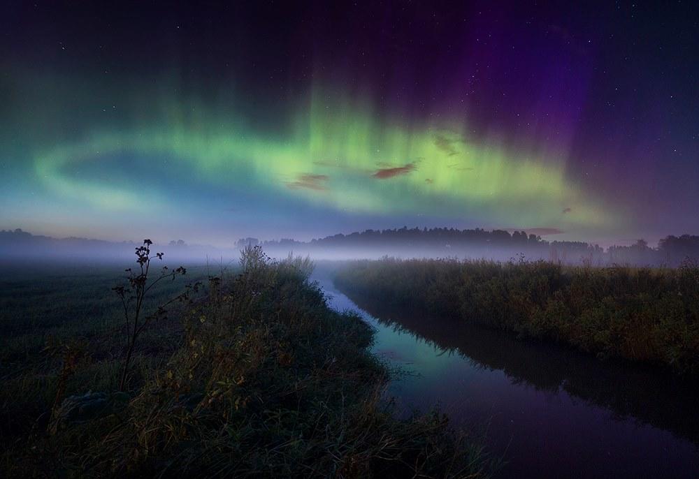  芬兰南部的极光，来自摄影师Mika Suutari。 