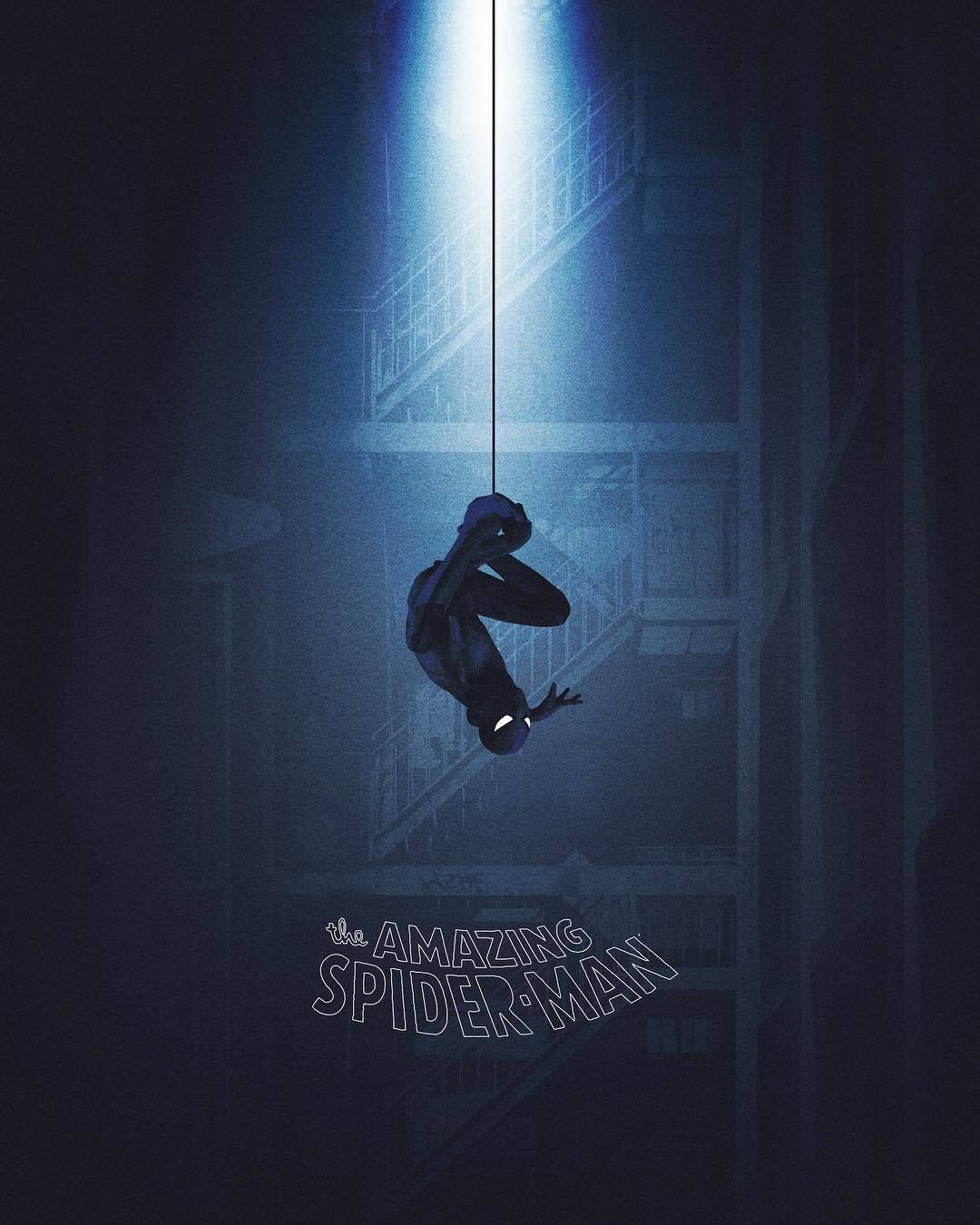  蜘蛛侠电影海报，来自Max BeechCreative。 