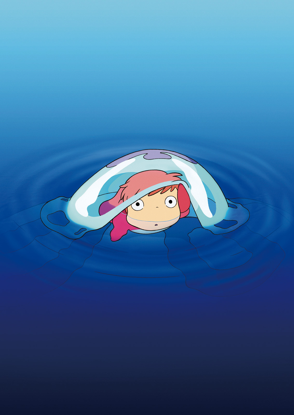 电影海报悬崖上的金鱼姬导演宫崎骏