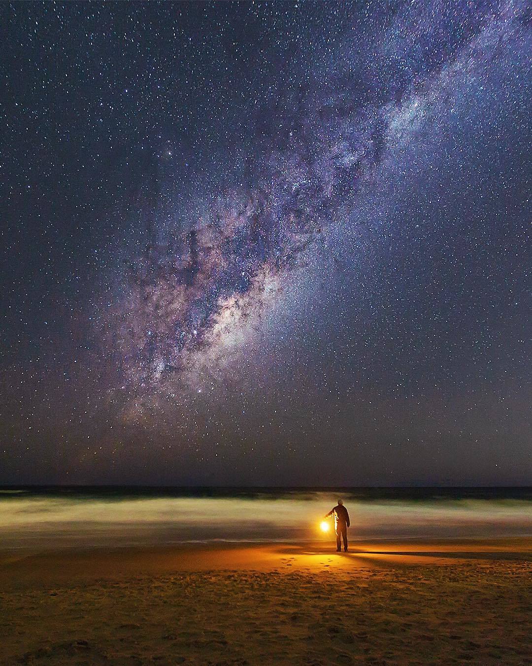  灿烂星光，Stephen Waller摄于昆士兰州阳光海岸。 