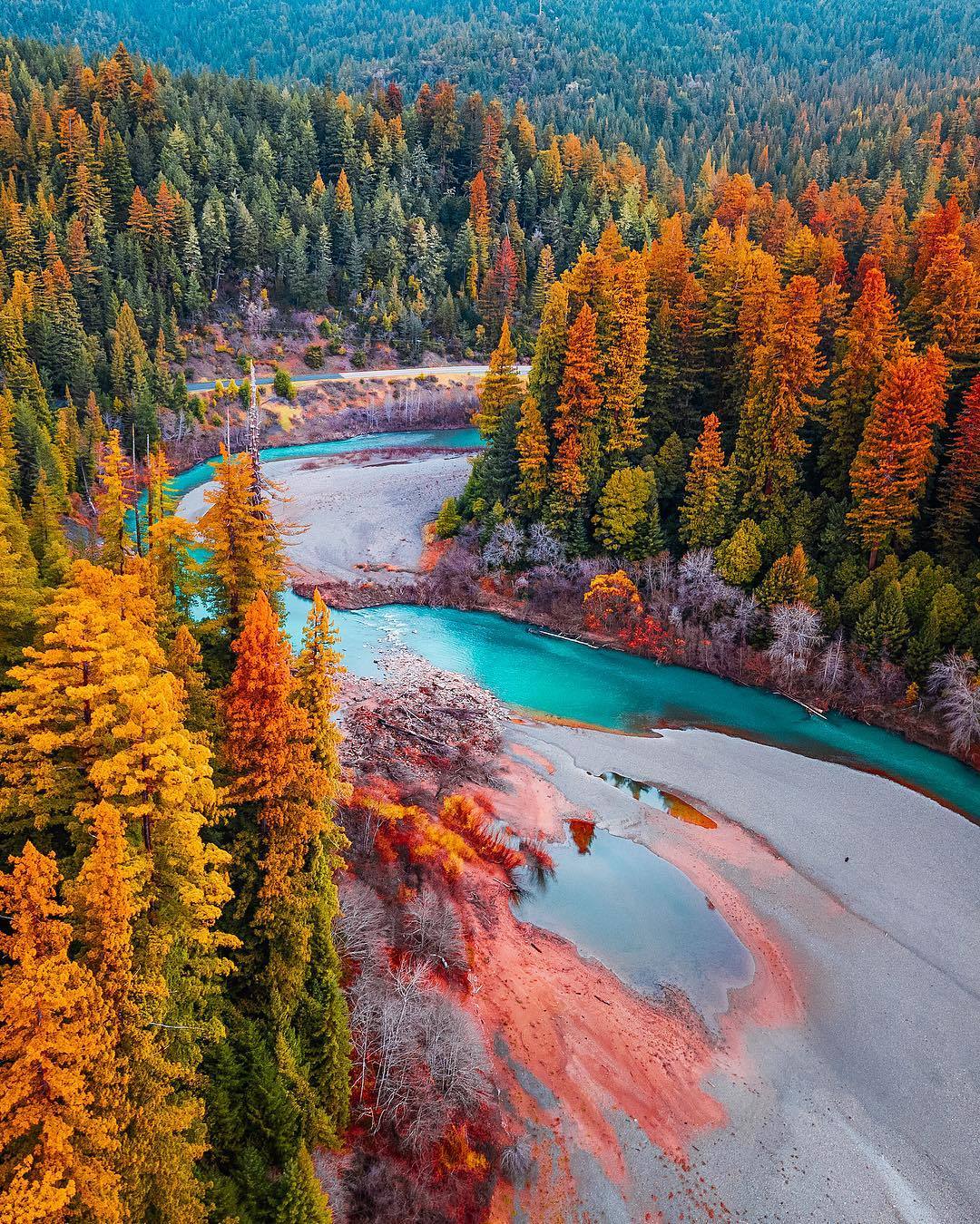  秋日山林，来自摄影师Glenn Lee Robinson。 
