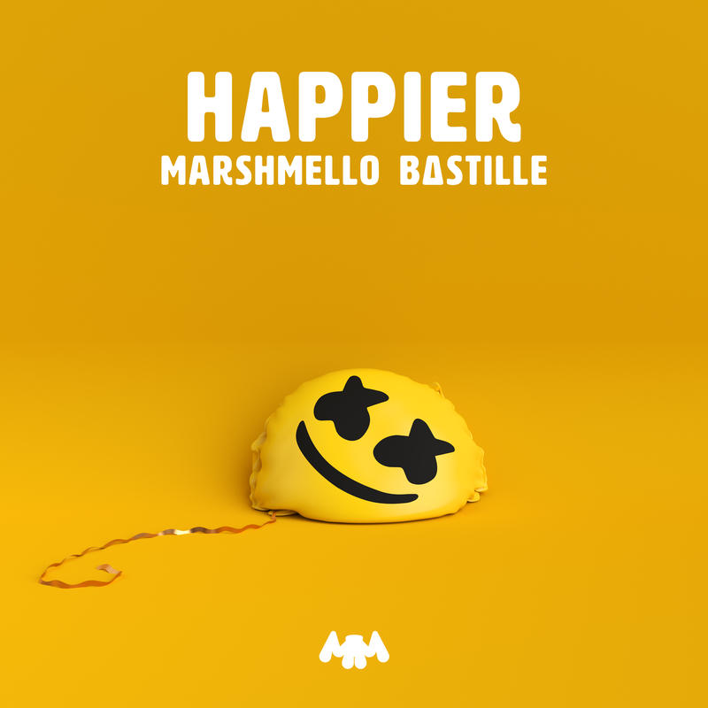  专辑Happier，歌手：Marshmello / Bastille。 