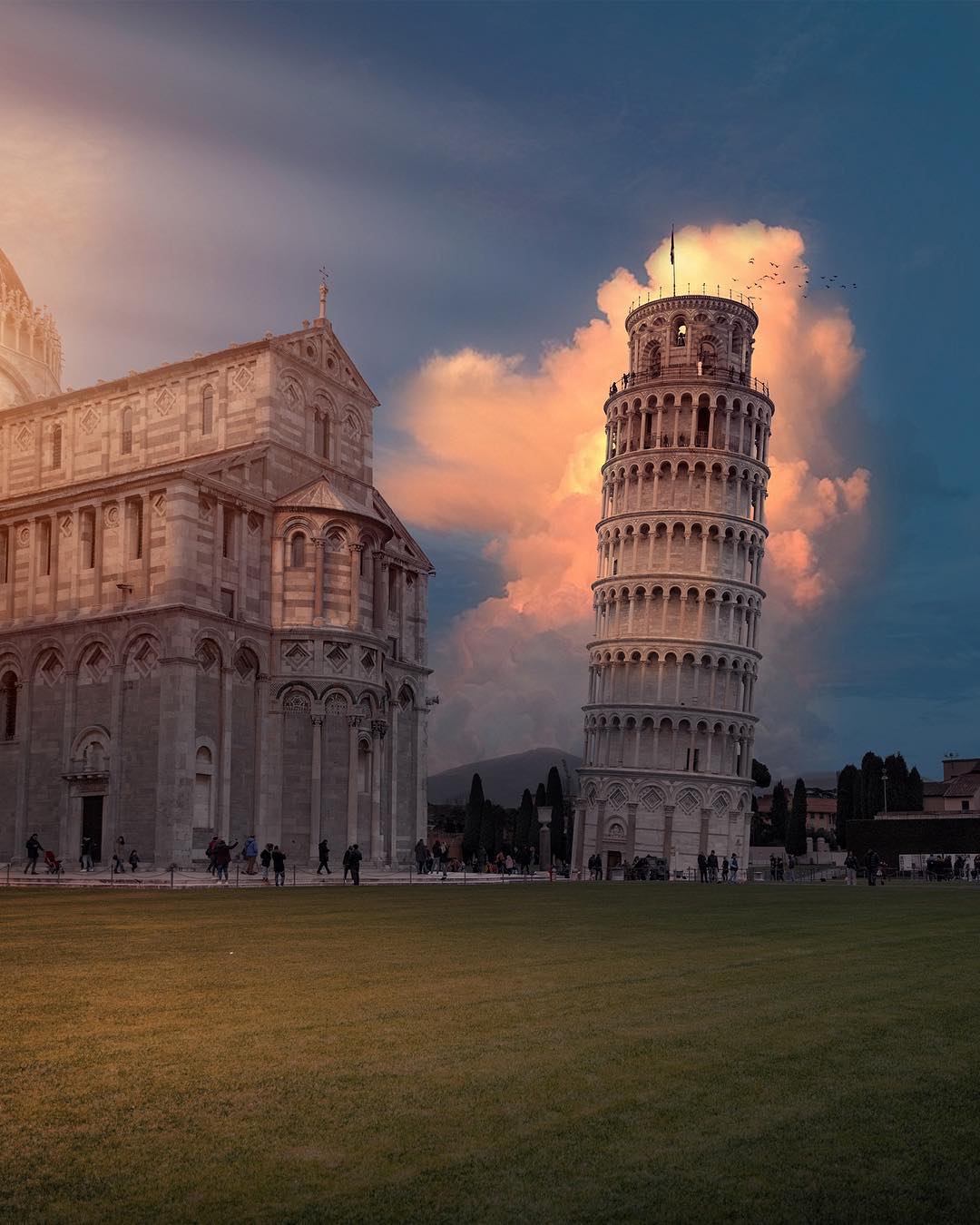 意大利比萨斜塔来自摄影师dorianpellumbi