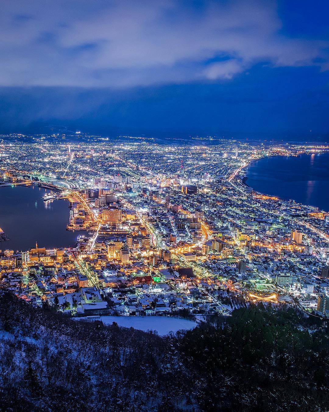 北海道函馆夜景图片