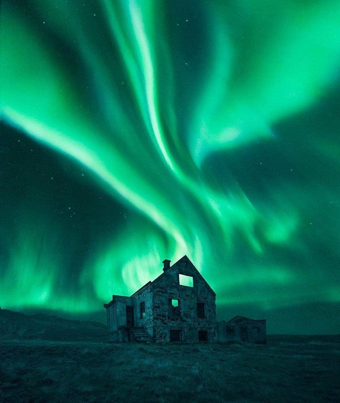 冰岛极光超清图片