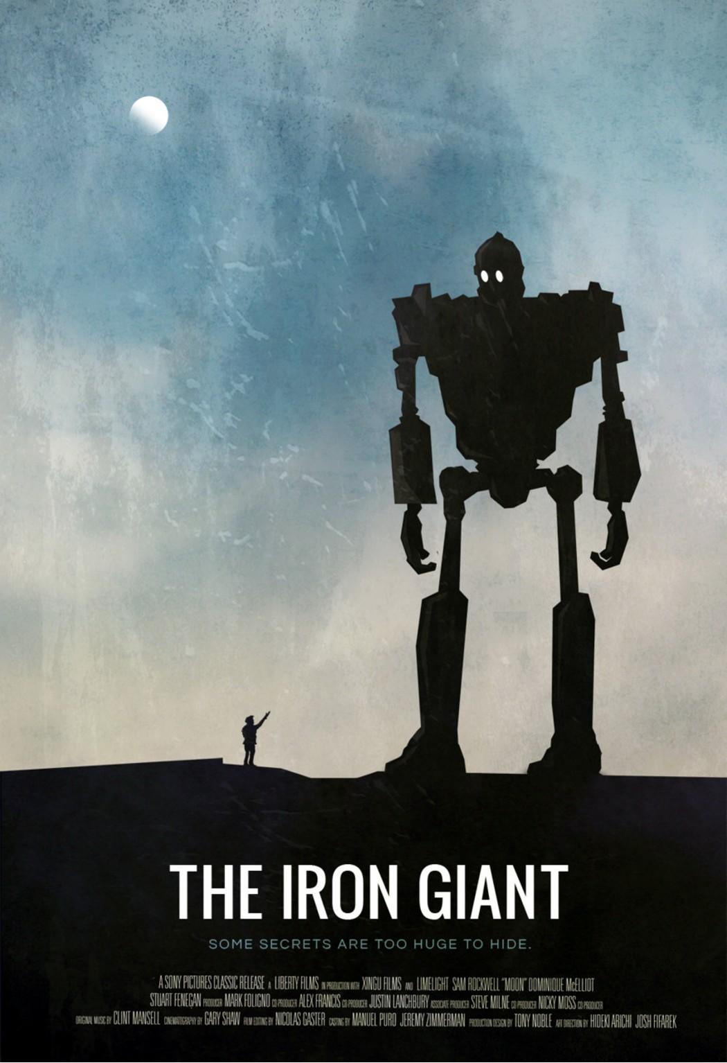  海报：钢铁巨人，导演: 布拉德·伯德。 