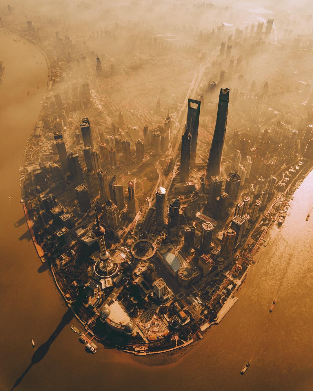 俯瞰陆家嘴来自摄影师nkchu