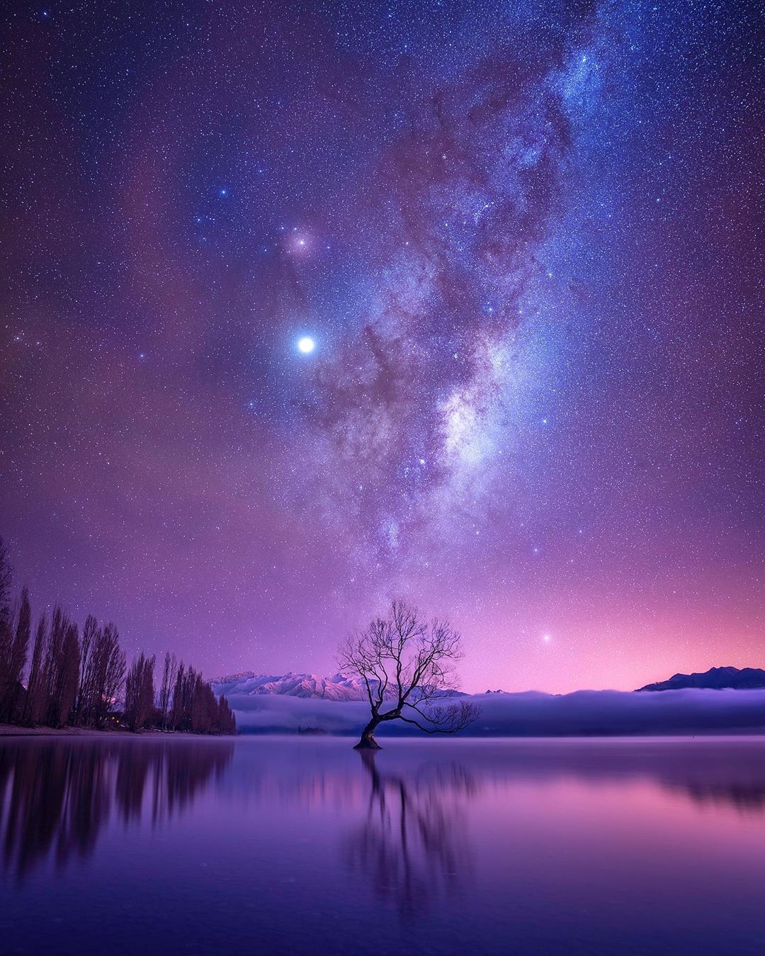 瓦纳卡湖上的星空来自摄影师jesssantos