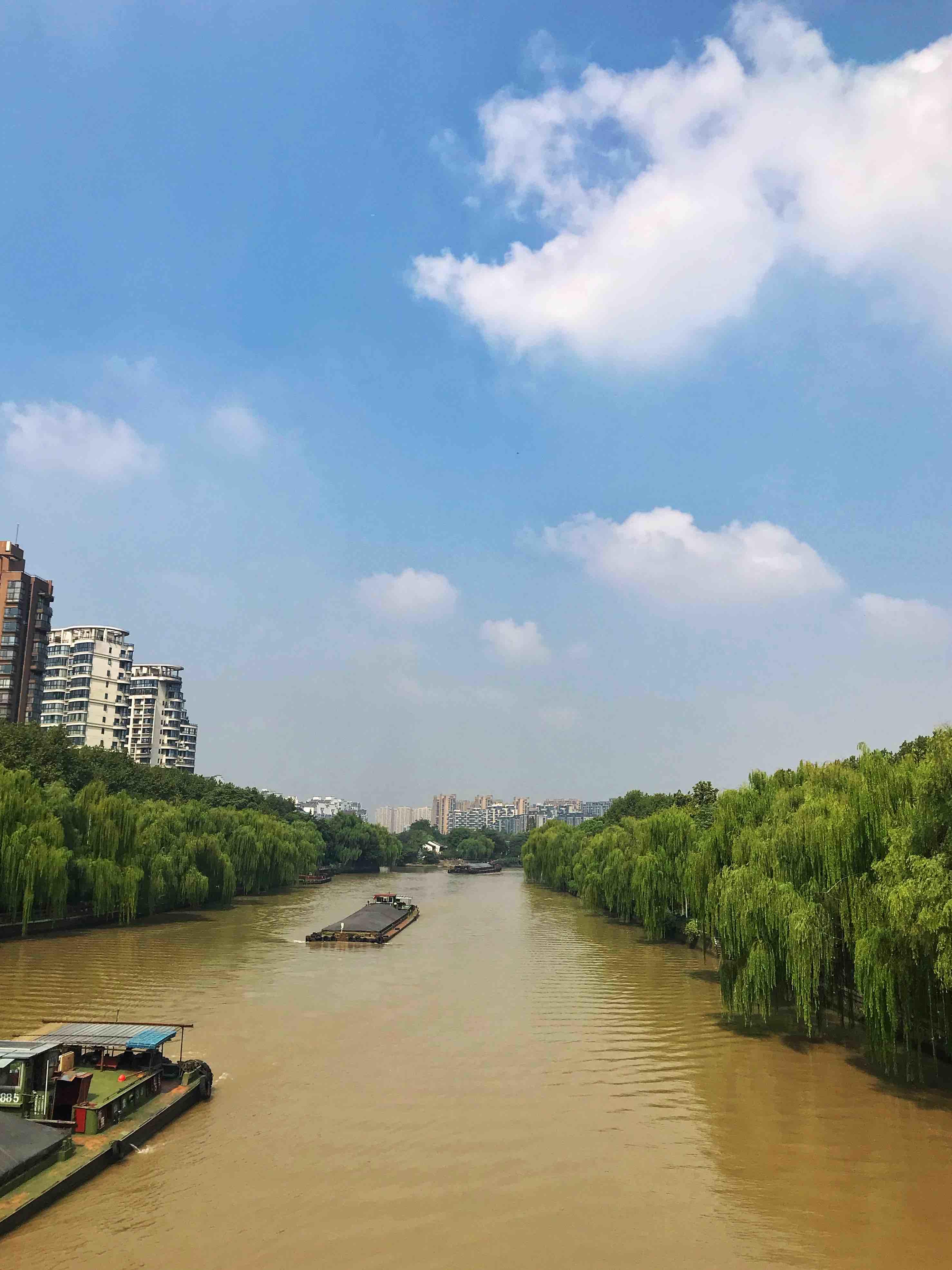 京杭运河的水。