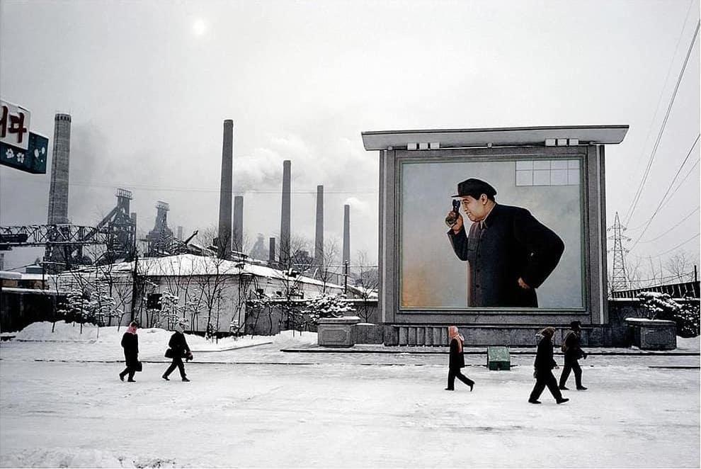  1986年朝鲜清津市，来自摄影师Hiroji Kubota。 