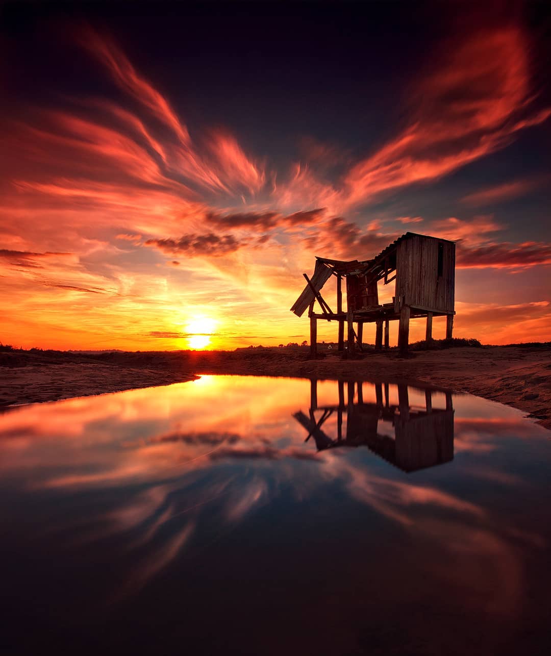 黄昏的云joseramos摄于葡萄牙阿尔沃