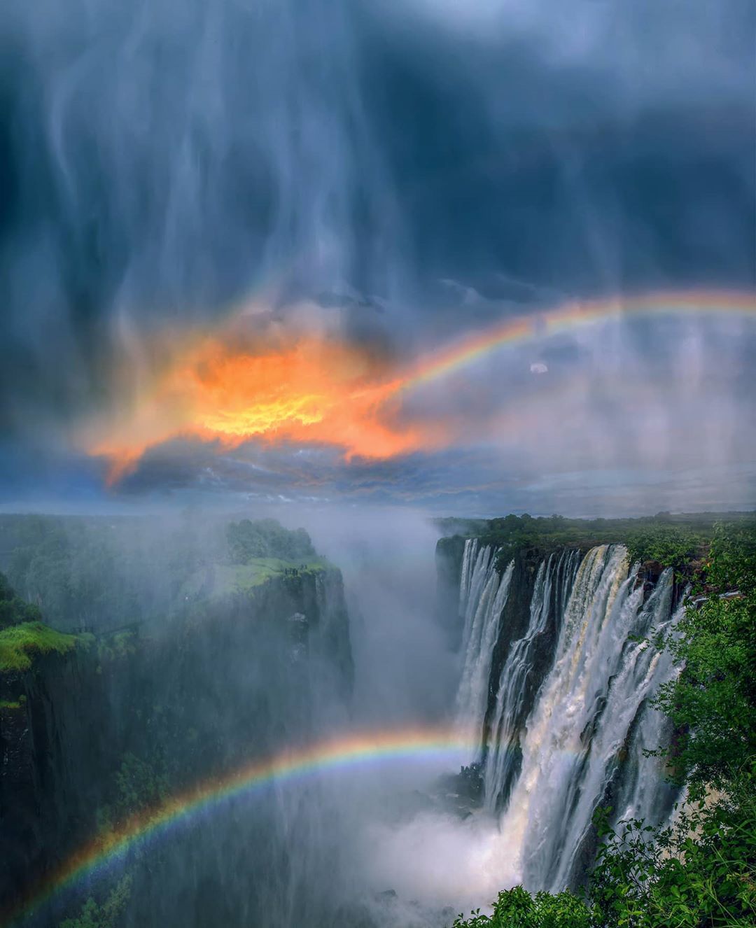 豆田, 津巴布韦维多利亚瀑布,来自摄影师brent shavnor