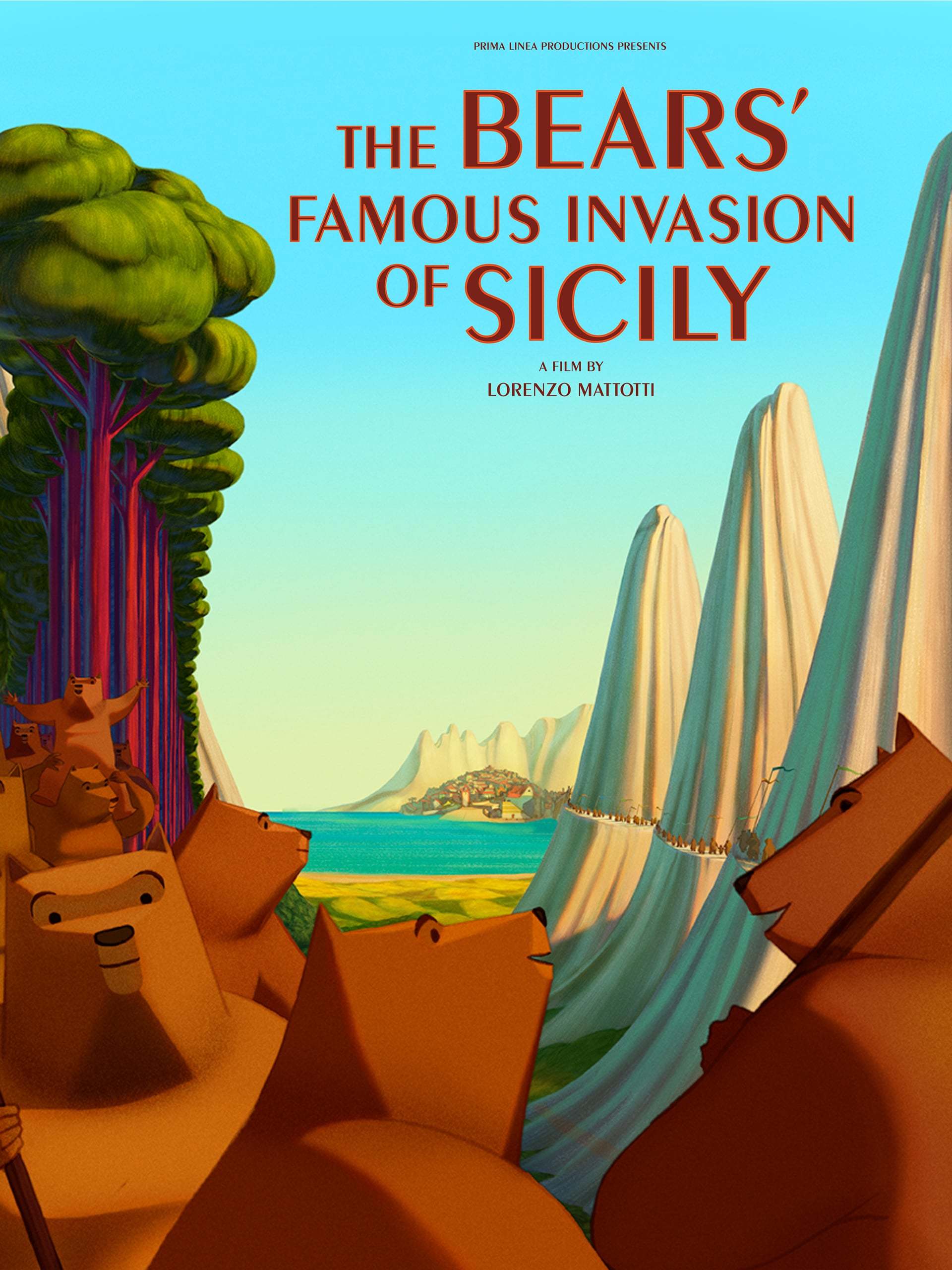  海报：西西里著名的熊入侵事件，导演: 洛伦佐·马托蒂。 