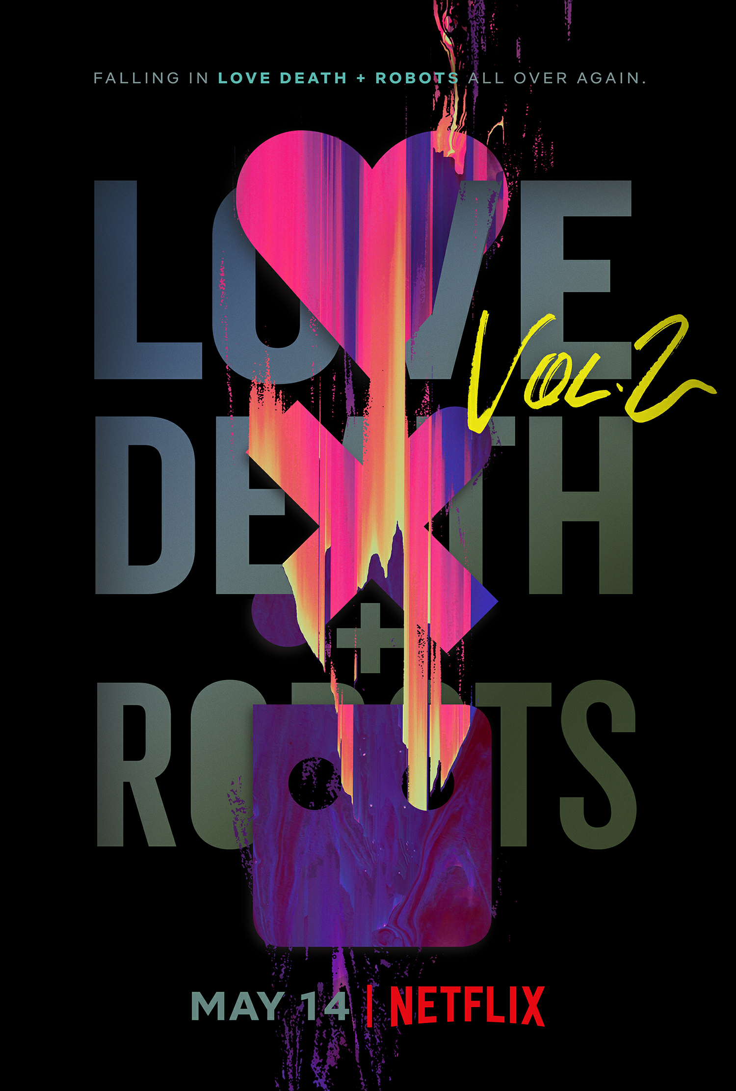  海报：爱，死亡和机器人 第二季，导演: 蒂姆·米勒。 