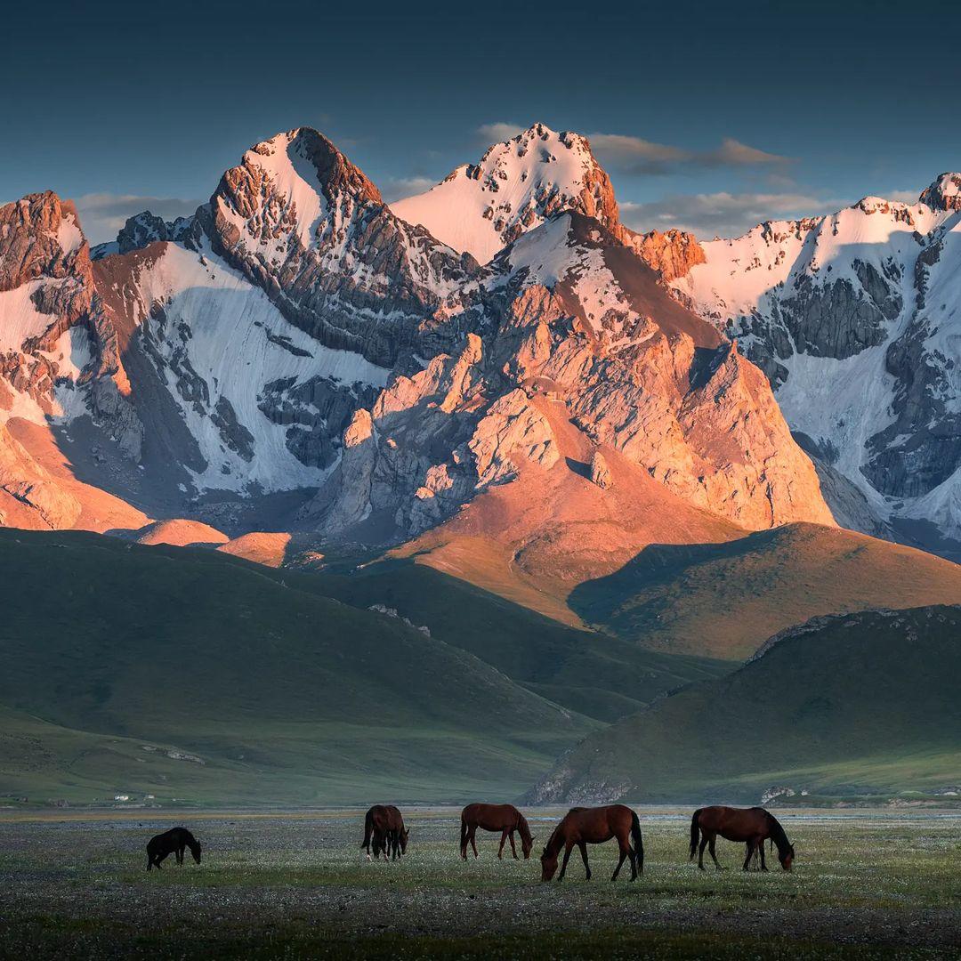  吉尔吉斯斯坦Kok-Kiya山谷，来自摄影师Albert Dros。 