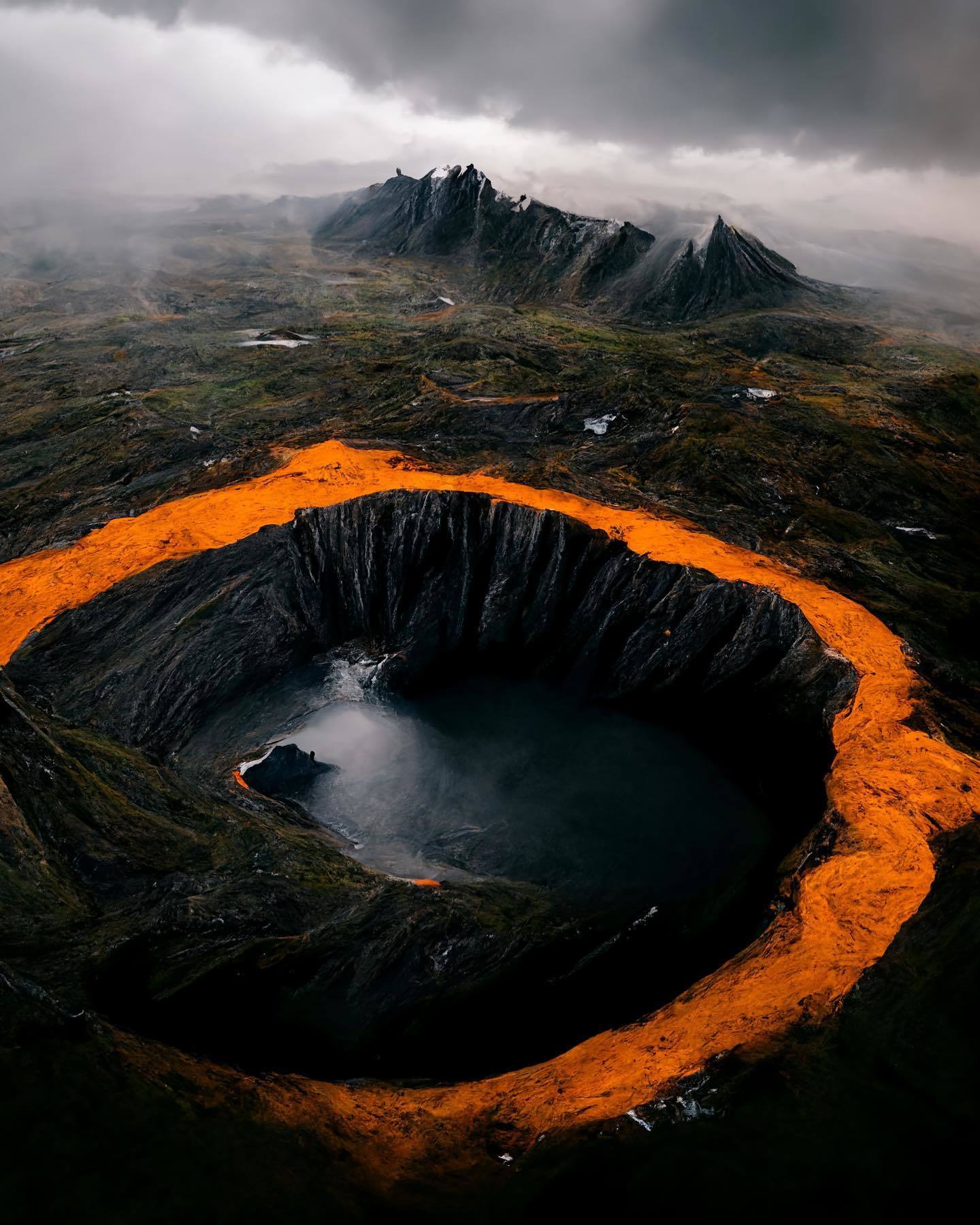  冰岛山间，来自摄影师Gabor Nagy。 