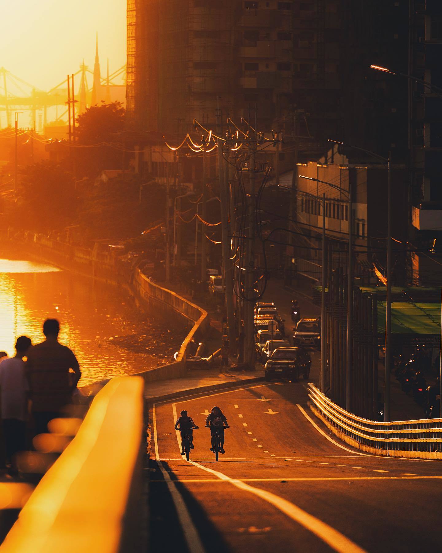  日落大道，来自摄影师Jilson Tiu。 