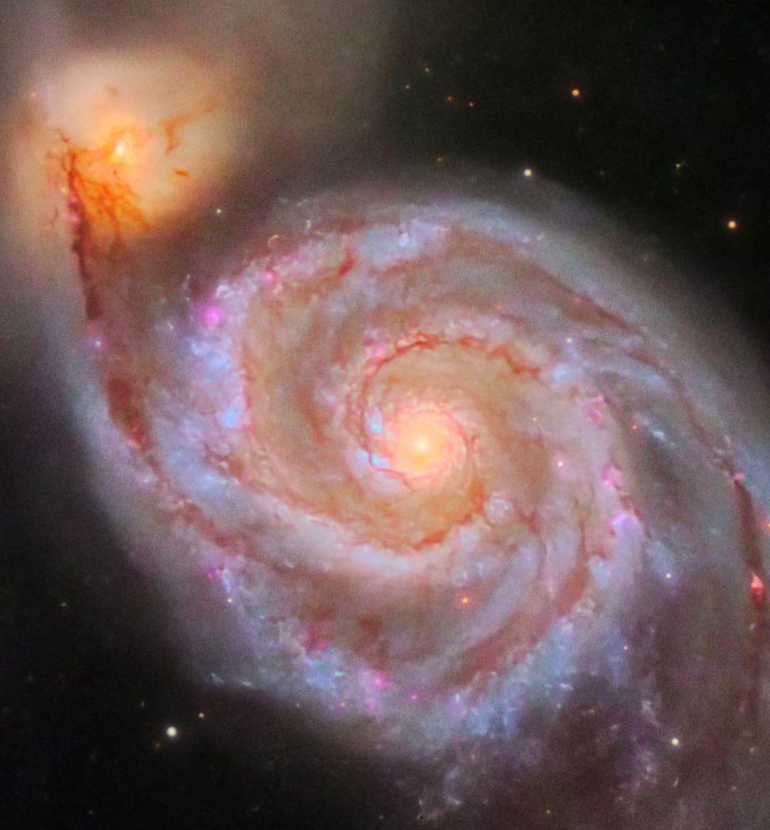  蜗状星系，距地球2300万光年，来自摄影师Andrew McCarthy。 