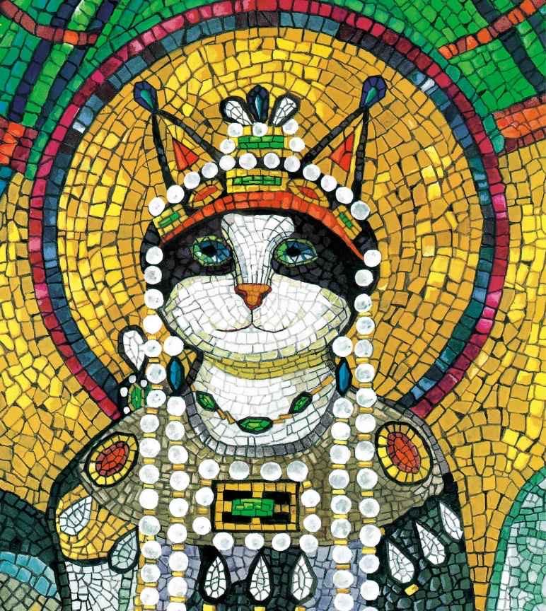 西奥多拉女皇，苏珊·赫伯特。<br/>《如果名画都是猫》